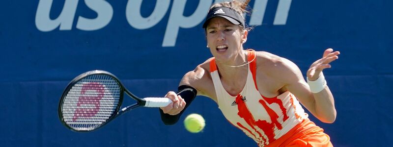 Andrea Petkovic verliert ihr letztes Grand-Slam-Spiel gegen Belinda Bencic. - Foto: Mary Altaffer/AP/dpa