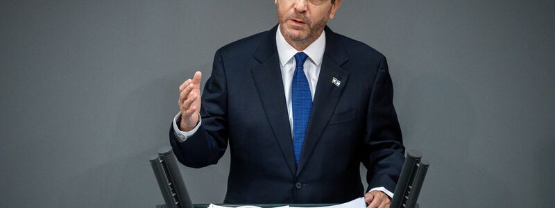 Der israelische Präsident Izchak Herzog spricht vor dem Deutschen Bundestag. - Foto: Michael Kappeler/dpa