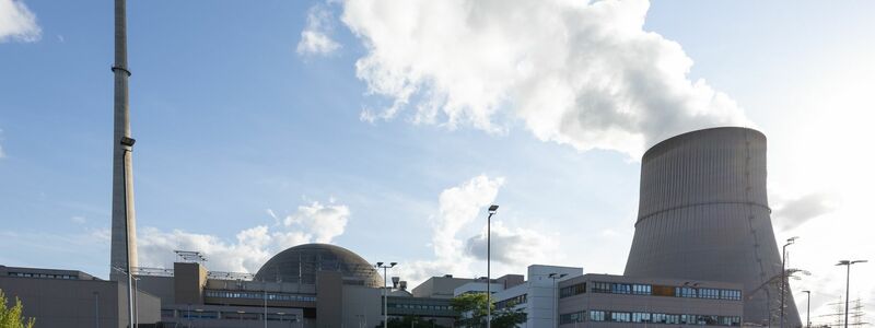 Das Atomkraftwerk Emsland. - Foto: Friso Gentsch/dpa