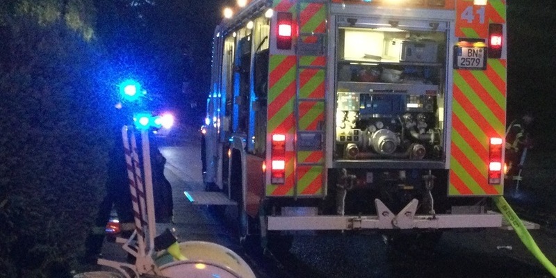 FW VG Westerburg: Einfamilienhaus brennt in Pottum - Bewohner bleiben unverletzt - Foto: presseportal.de