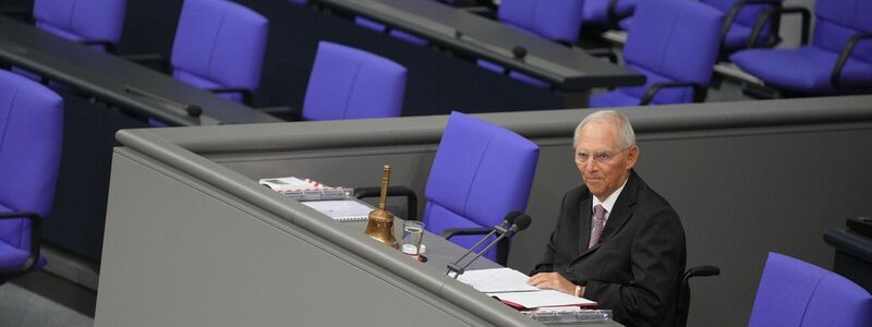 Der damalige Bundesfinanzminister Wolfgang Schäuble (CDU) im Jahr 2017. - Foto: Kay Nietfeld/dpa