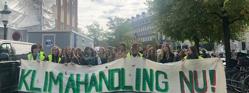 Auch in der dänischen Hauptstadt Kopenhagen gibt es Proteste. - Foto: Steffen Trumpf/dpa