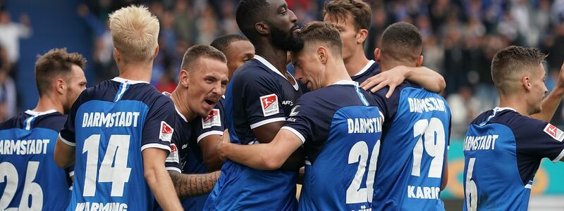 Darmstadt 98 feierte einen Sieg im Spitzenspiel gegen Fortuna Düsseldorf. - Foto: Swen Pförtner/dpa