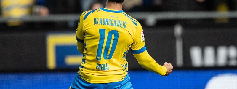 Immanuel Pherai war Braunschweigs gefeierter Matchwinner gegen den FC St. Pauli. - Foto: Swen Pförtner/dpa