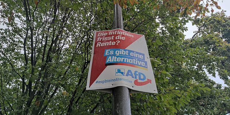 AfD-Wahlplakat zur Landtagswahl Niedersachsen 2022 - Foto: ?ber dts Nachrichtenagentur