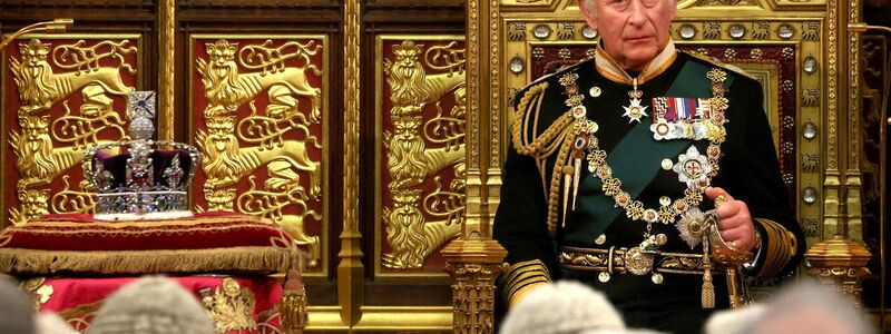 Der britische König Charles III. wird am 6. Mai 2023 in London gekrönt. - Foto: Dan Kitwood/Pool Getty via AP/dpa