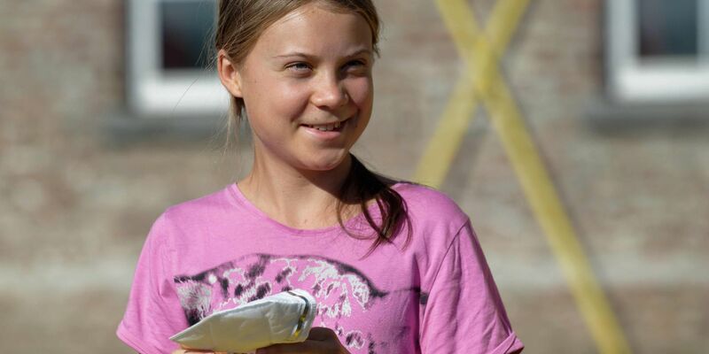 Greta Thunberg bei den UN-Klimaverhandlungen in Bonn. - Foto: Henning Kaiser/dpa