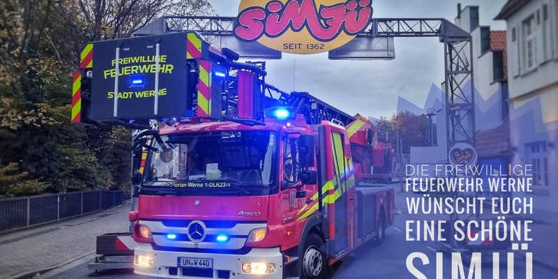 FW-WRN: Wachbereitschaft während der Sim-Jü Kirmes 2024 - Foto: presseportal.de