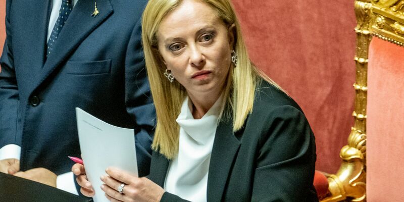 Giorgia Meloni ist Spitzenkandidatin der rechten Partei Fratelli d'Italia. - Foto: Mauro Scrobogna/LaPresse via ZUMA Press/dpa