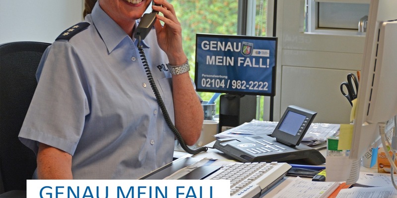 POL-ME: Info-Hotline rund um eine Bewerbung bei der Polizei NRW - 2503015 - Foto: presseportal.de