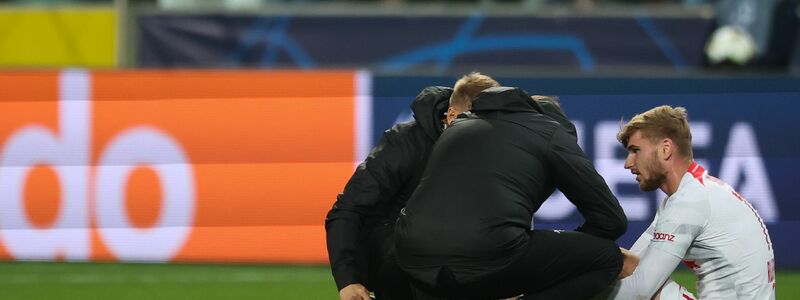 Timo Werner musste verletzt ausgewechselt werden. - Foto: Jan Woitas/dpa
