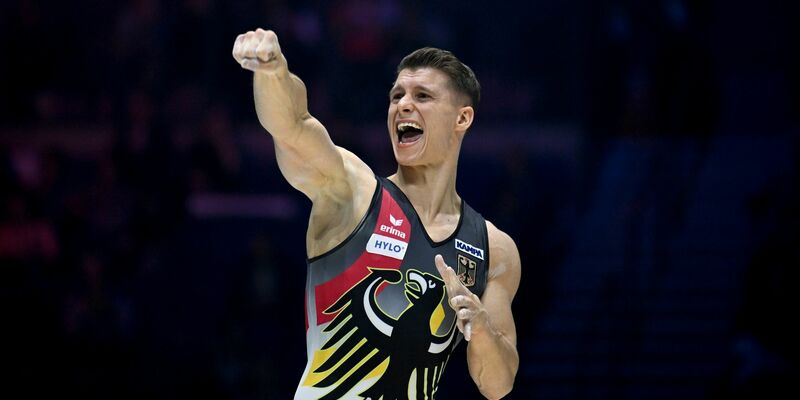Turnte in Antwerpen zu Gold: Lukas Dauser. - Foto: Marijan Murat/dpa