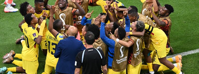 Ecuador setzte sich gegen Katar souverän mit 2:0 durch. - Foto: Robert Michael/dpa