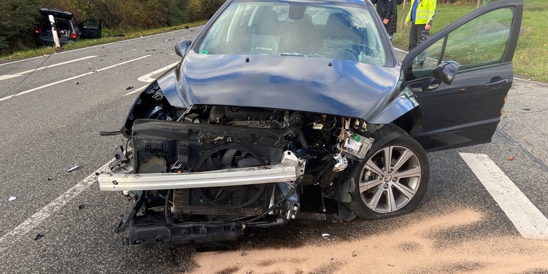 POL-PDNW: Personenschaden durch Frontalzusammenstoß - Foto: presseportal.de