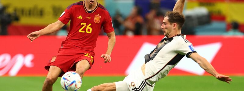 Mittelfeldspieler Leon Goretzka durfte gegen Spanien von Beginn an ran. - Foto: Christian Charisius/dpa