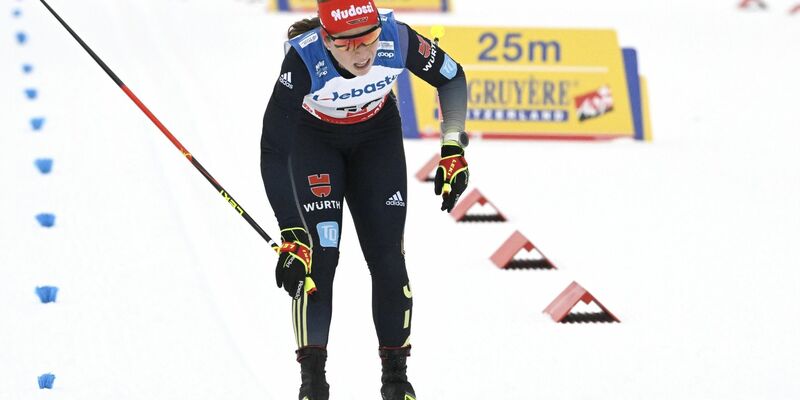 Skilangläuferin Katharina Hennig patzte auf der Schlussrunde. - Foto: Heikki Saukkomaa/Lehtikuva/dpa