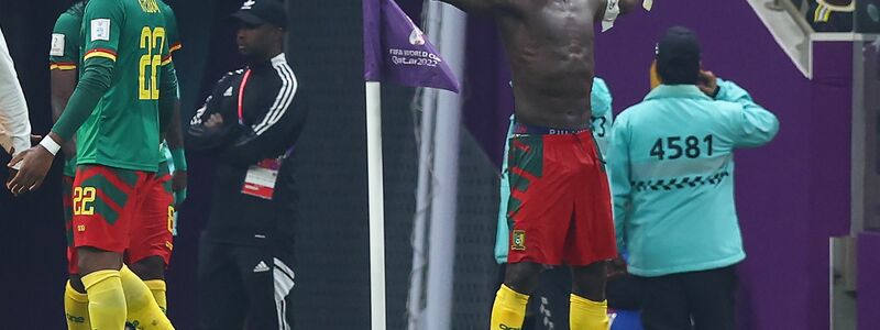 Vincent Aboubakar sorgte für Kameruns Siegtreffer gegen Brasilien. - Foto: Tom Weller/dpa