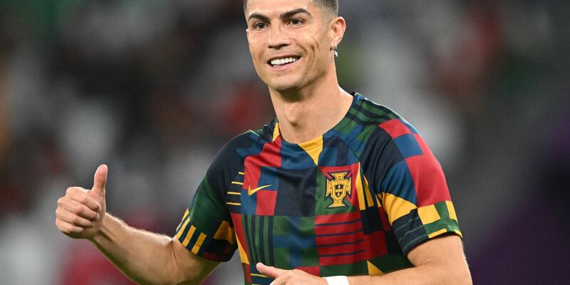 Portugals Cristiano Ronaldo jubelt nach dem Spiel. - Foto: Robert Michael/dpa