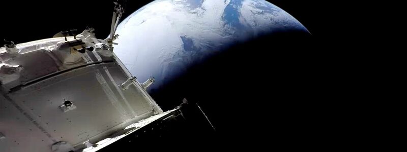 «Orion» im Anflug auf die Erde. - Foto: Uncredited/NASA/dpa/AP