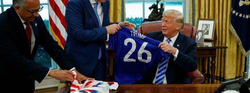 2026 sollen die USA das Herz der Mega-WM sein.  - Foto: Evan Vucci/AP/dpa