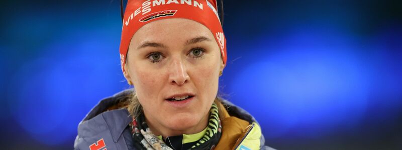 Biathletin Denise Herrmann-Wick liegt in der Gesamtwertung derzeit auf Platz vier. - Foto: Friso Gentsch/dpa