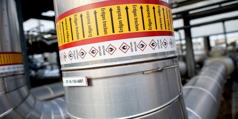 Der Speicher im niedersächsischen Rehden verzeichnet gar einen Füllstand von 97,42 Prozent. - Foto: Hauke-Christian Dittrich/dpa