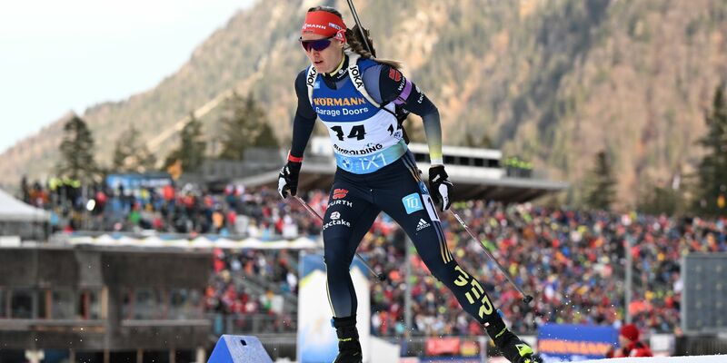 Biathletin Denise Herrmann-Wick ließ das Massenstartrennen in Ruhpolding aus. - Foto: Sven Hoppe/dpa
