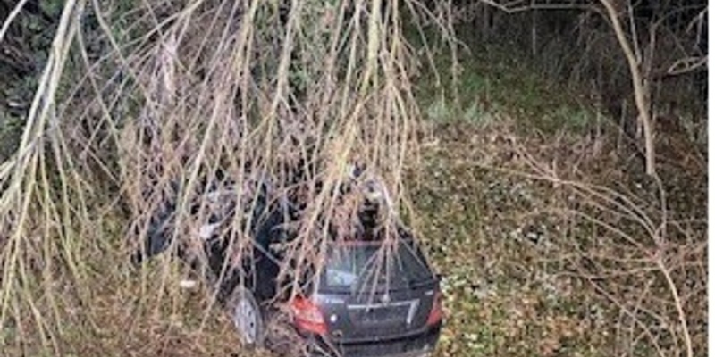 POL-PDLU: Alleinunfall mit verletzter Person und stark beschädigtem Fahrzeug - Foto: presseportal.de