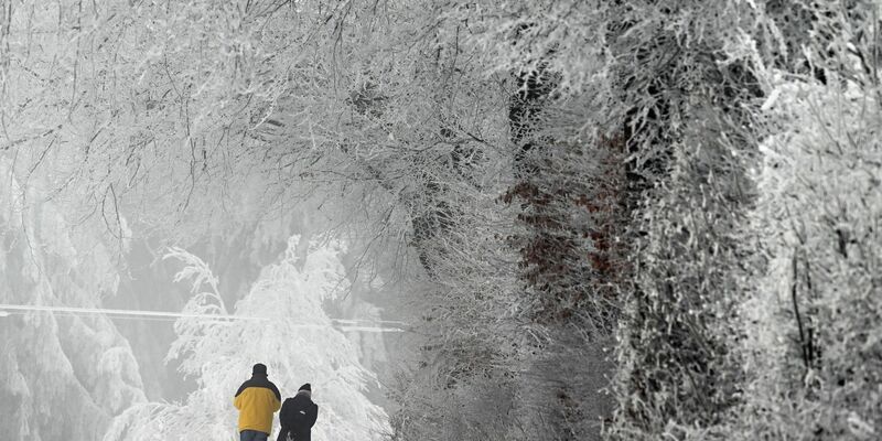 Am Dienstagmorgen war es vor allem im Norden glatt, im Laufe des Tages zieht der Glatteisregen Richtung Süden. - Foto: Federico Gambarini/dpa