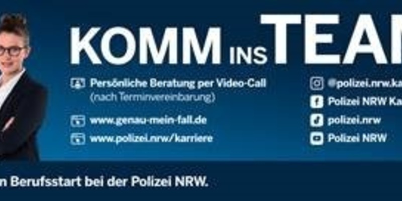 POL-ME: Info-Runde für den Polizeiberuf - 2503052 - Foto: presseportal.de
