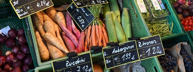 Die Nachfrage nach Bio-Produkten ist 2025 kräftig gestiegen. (Archivbild)  - Foto: Bernd Settnik/dpa-Zentralbild/dpa