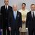 US-Präsident Biden (3.v.l.) mit Staats- und Regierungschefs der östlichen Nato-Partner sowie Nato-Generalsekretär Stoltenberg (2.v.l.). - Foto: Evan Vucci/AP/dpa