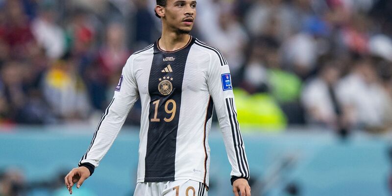 Gehört dem EM-Kader von Bundestrainer Julian Nagelsmann an: Bayerns Leroy Sane. - Foto: Tom Weller/dpa