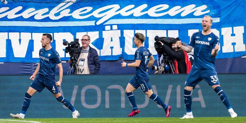 Traf gleich dreimal für den VfL: Myron Boadu. - Foto: David Inderlied/dpa