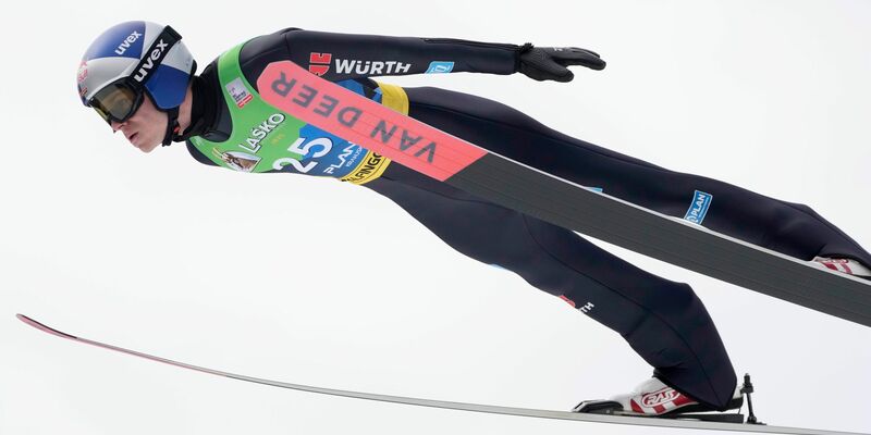 Bester DSV-Adler beim Abschluss in Planica: Andreas Wellinger. - Foto: Darko Bandic/AP