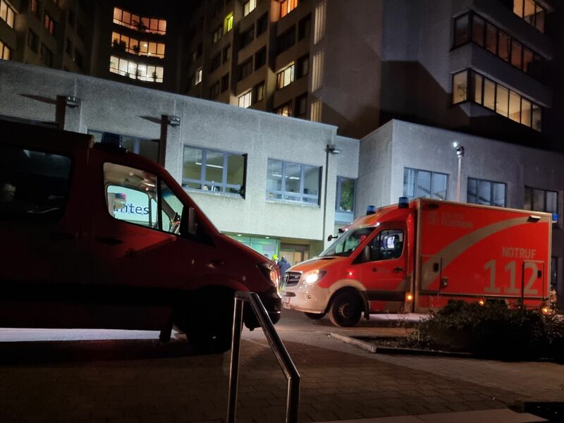 Das Feuer in einer Berliner Klinik überrascht Patienten und Mitarbeiter