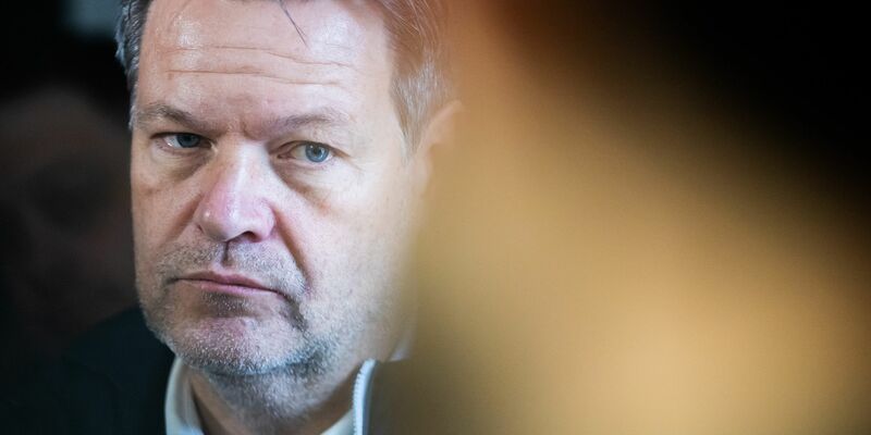 Bundeswirtschaftsminister Robert Habeck spricht bei einer Wahlkampfveranstaltung der Grünen zur Teilwiederholung der Bundestagswahl in Berlin. - Foto: Christoph Soeder/dpa