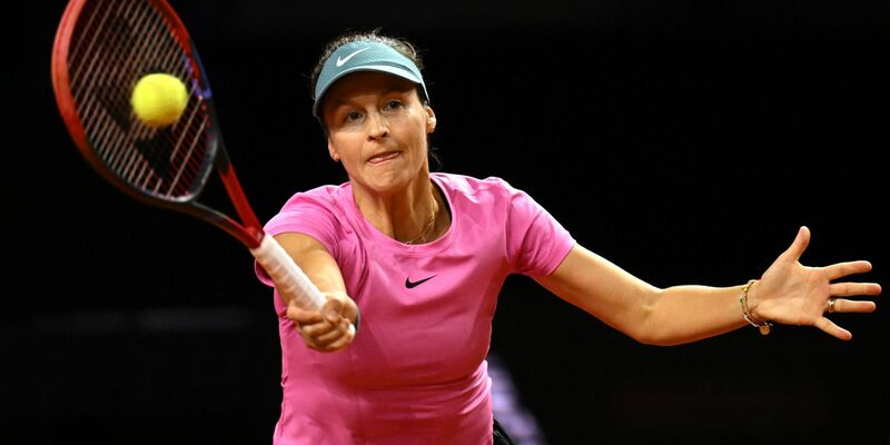 Tatjana Maria musste sich in Stuttgart Elise Mertens in drei Sätzen geschlagen geben. - Foto: Marijan Murat/dpa