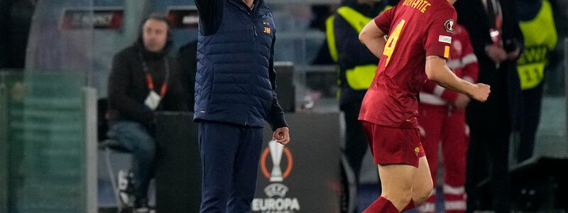 Polarisiert: Roma-Coach José Mourinho. - Foto: Alessandra Tarantino/AP/dpa