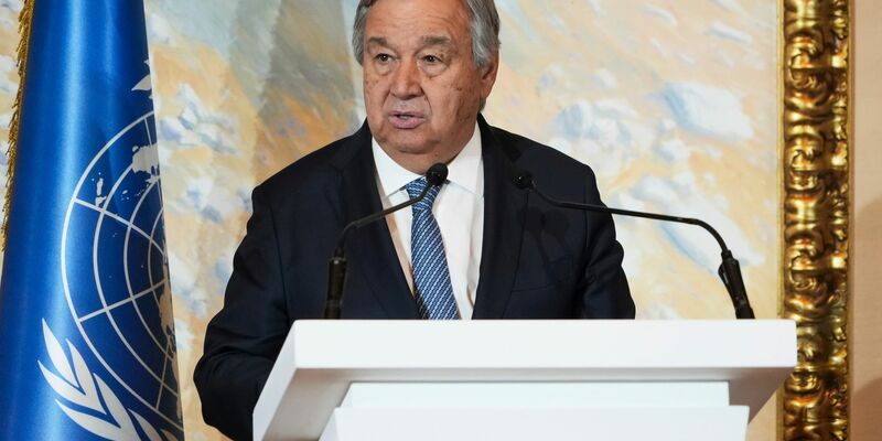 UN-Generalsekretär António Guterres richtet eine deutliche Botschaft an die israelische Regierung. - Foto: Lujain Jo/AP/dpa