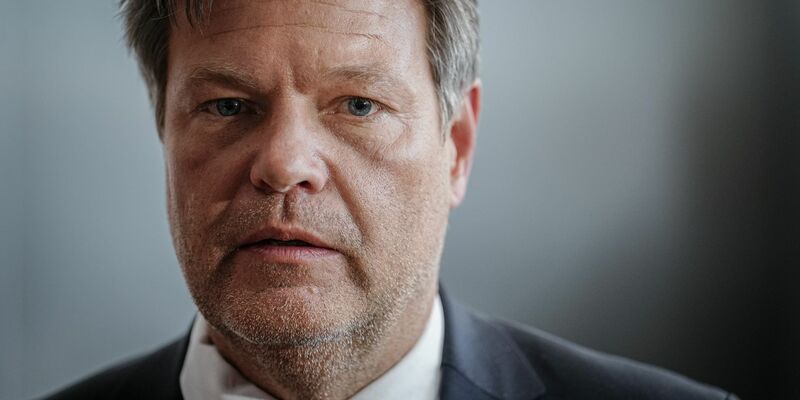 Grünen-Kanzlerkandidat Habeck hält eine Erhöhung der Verteidigungsausgaben auf 3,5 Prozent für nötig. - Foto: Kay Nietfeld/dpa