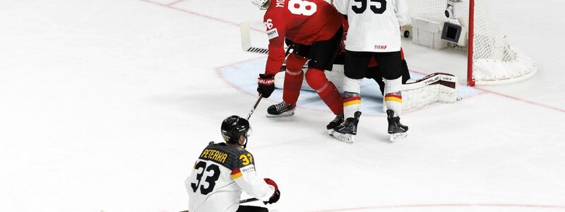 Auch Berlins Jonas Müller zeigte in der deutschen Defensive nicht sein bestes Spiel. - Foto: Salvatore Di Nolfi/KEYSTONE/dpa