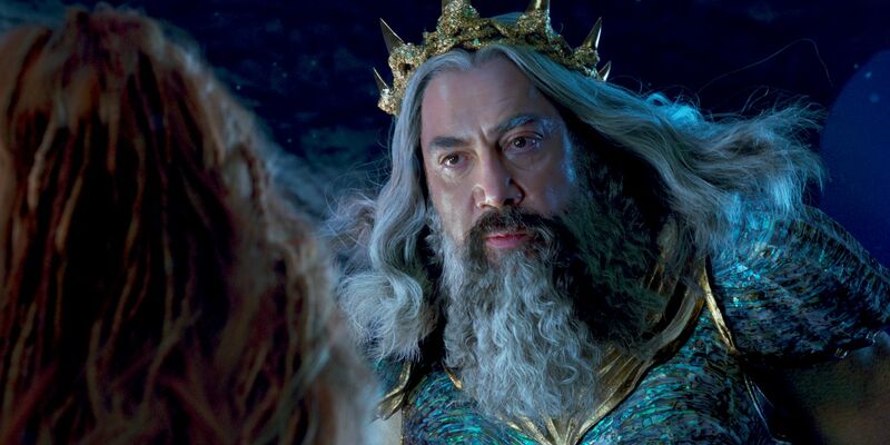 Javier Bardem spielt in der aktuellen  «Arielle»-Verfilmung König Triton. - Foto: -/Disney/dpa