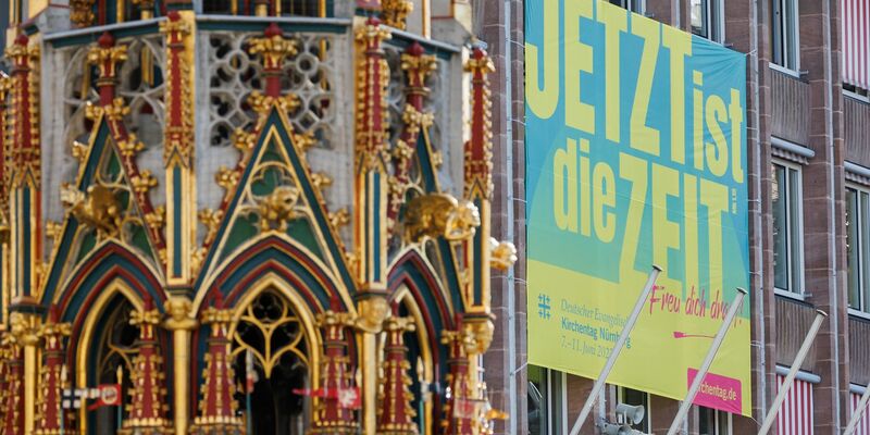 Der Evangelische Kirchentag findet vom 7. bis 11. Juni 2023 in Nürnberg statt. - Foto: Daniel Karmann/dpa