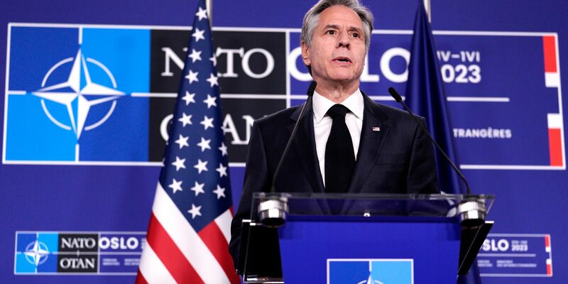 Der Außenminister der Vereinigten Staaten von Amerika: Antony Blinken. - Foto: Stian Lysberg Solum/NTB Scanpix/AP/dpa