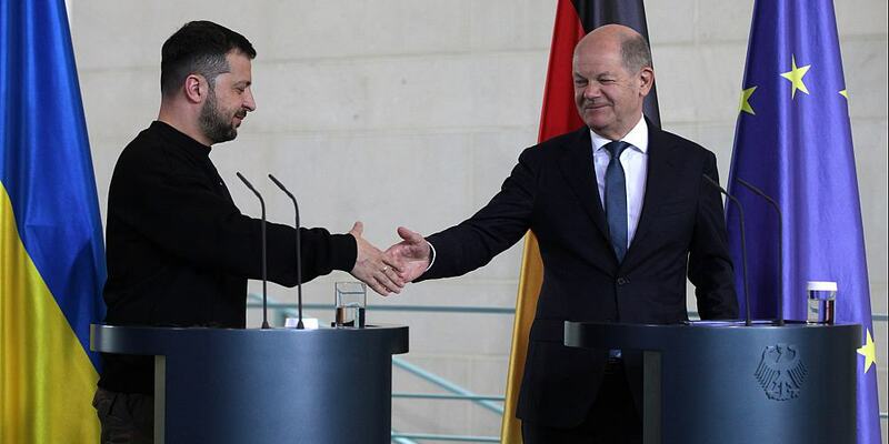 Wolodymyr Selenskyj und Olaf Scholz am 14.05.2023 - Foto: ?ber dts Nachrichtenagentur