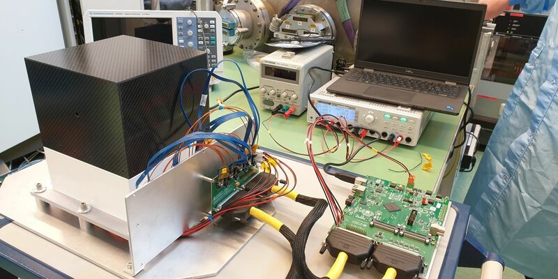 Das Polarimeter «Polar 2» soll im kommenden Jahr auf die chinesische Raumstation «Tiangong» gebracht werden. - Foto: Nicolas DeAngelis/dpa