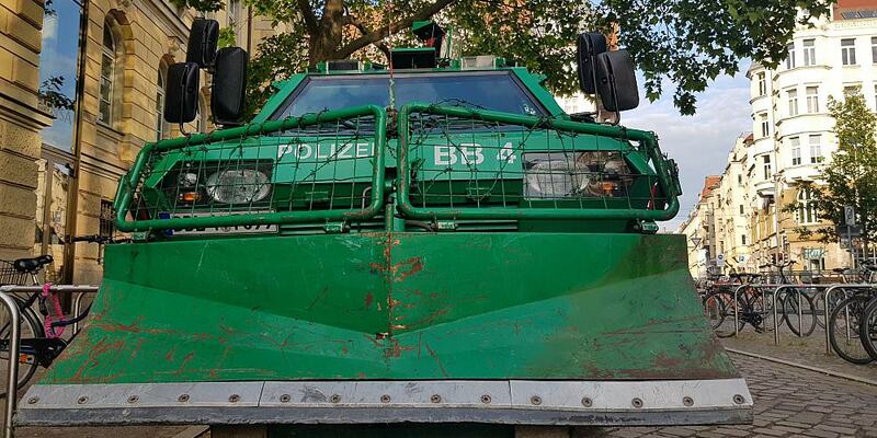 Polizei in Leipzig vor Tag X - Foto: ?ber dts Nachrichtenagentur