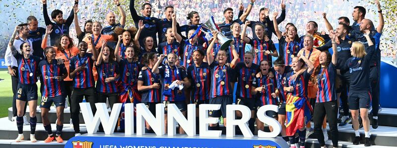 Barcelona gewann zum zweiten Mal nach 2021 die Champions League. - Foto: Swen Pförtner/dpa
