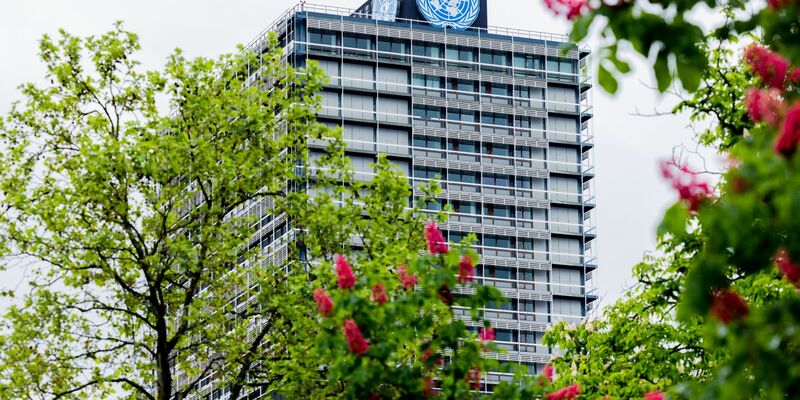 Blick auf den «Langen Eugen» in Bonn, wo die Vereinten Nationen ihren Sitz haben. - Foto: Rolf Vennenbernd/dpa